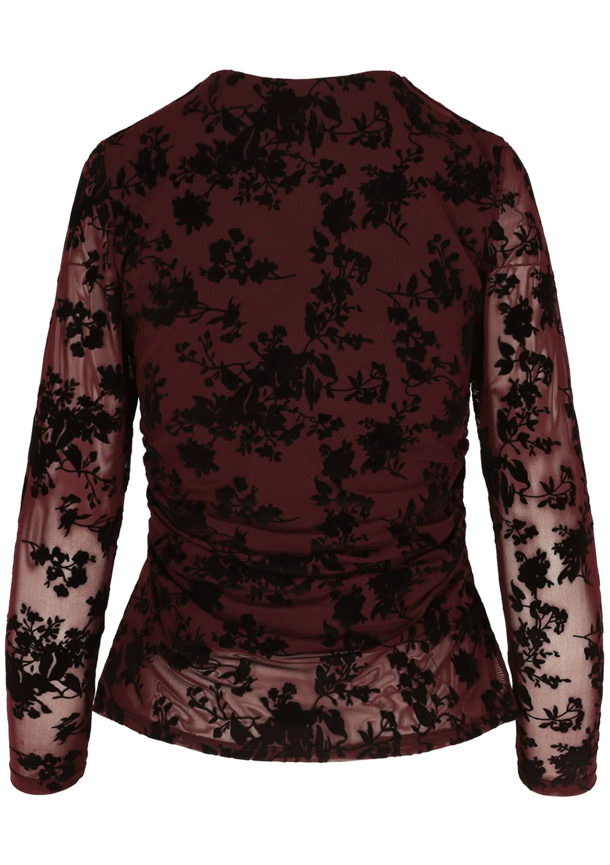 LolaLiza Fluwelen top met bloemenprint- Tops En T-Shirts