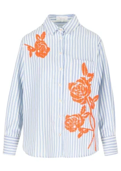 LolaLiza Geborduurde blouse met pailletten- Blouses En Hemden