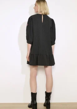 LolaLiza Geborduurde jurk met ruffles- Jurken