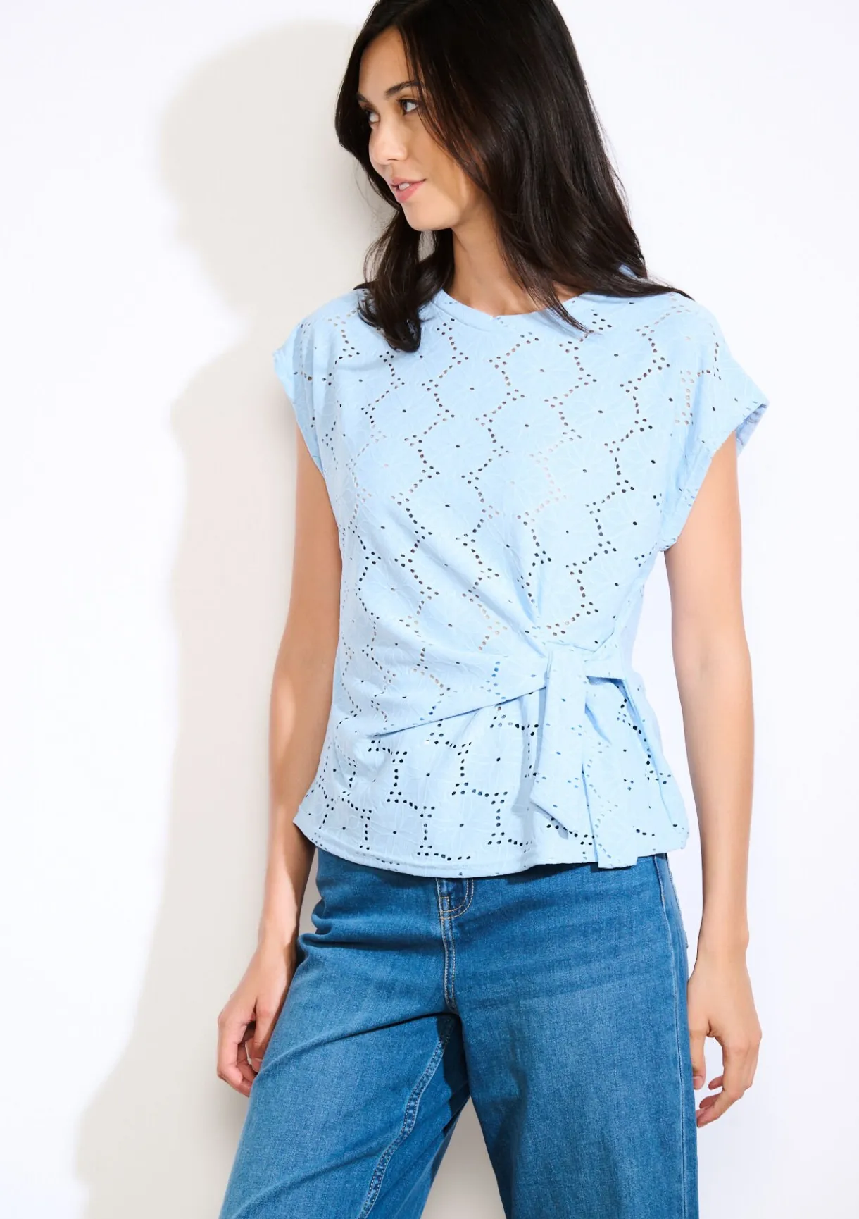 LolaLiza Geborduurde knooptop- Tops En T-Shirts