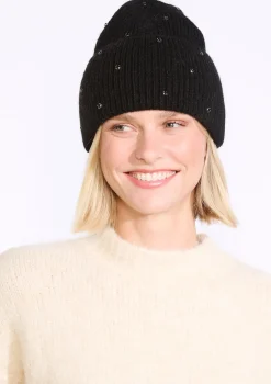 LolaLiza Gebreide beanie met parels- Accessoires