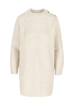 LolaLiza Gebreide jurk met hartknopen- Jurken