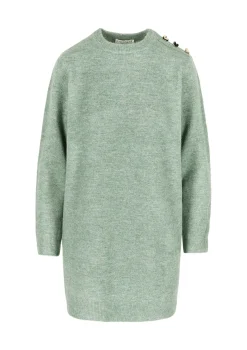 LolaLiza Gebreide jurk met hartknopen- Jurken