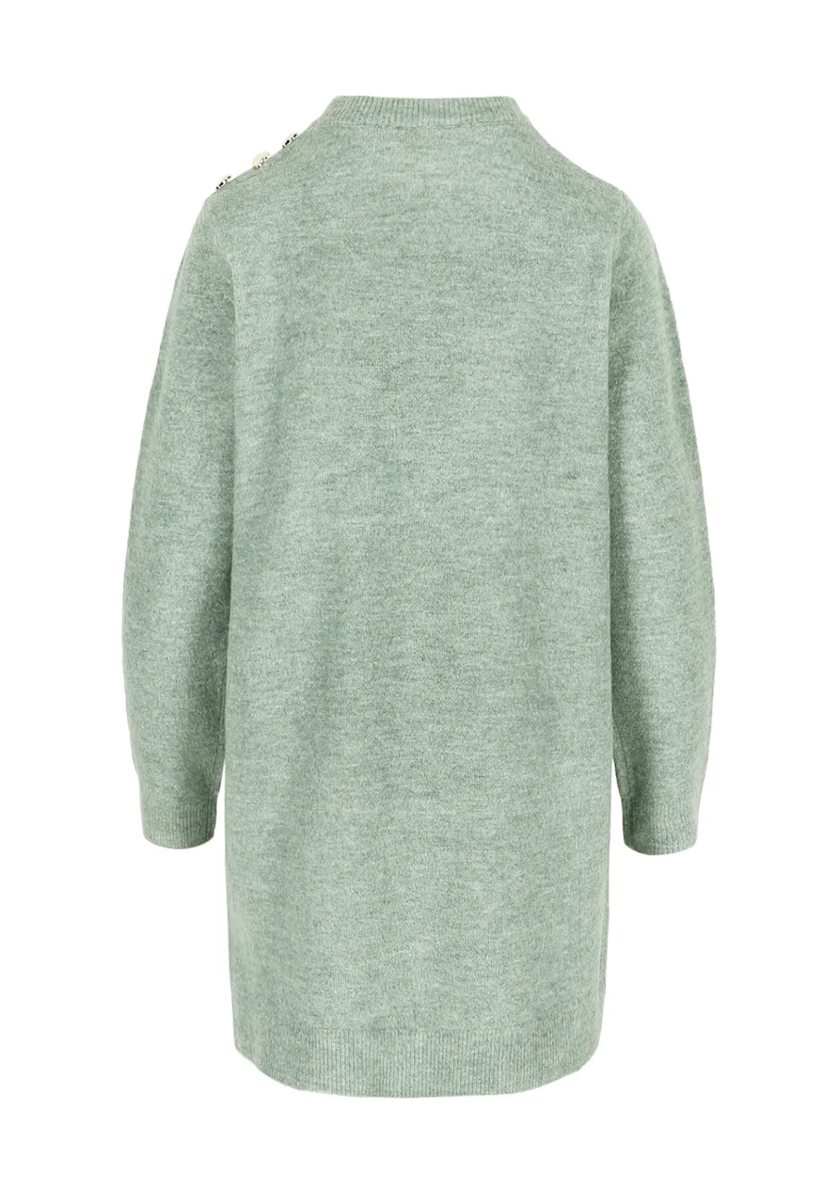 LolaLiza Gebreide jurk met hartknopen- Jurken