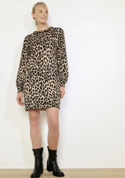 LolaLiza Gebreide jurk met print- Jurken