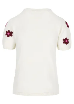 LolaLiza Gebreide trui met bloemenprint- Truien En Cardigans