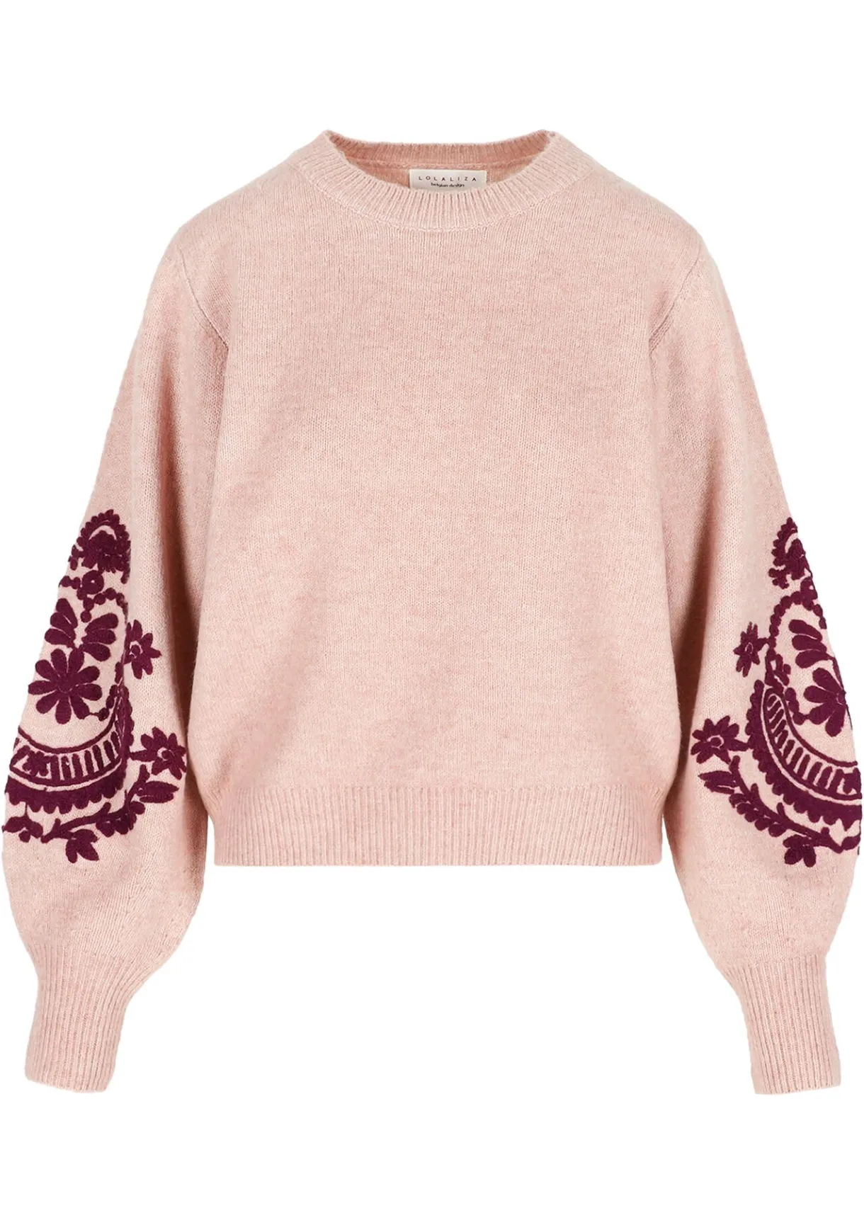 LolaLiza Gebreide trui met borduursel- Truien En Cardigans