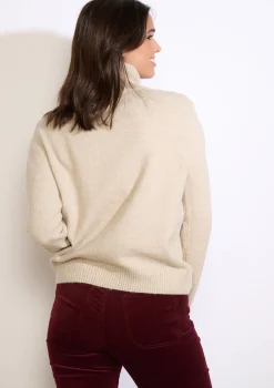 LolaLiza Gebreide trui met rits- Truien En Cardigans