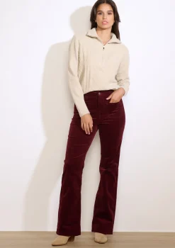 LolaLiza Gebreide trui met rits- Truien En Cardigans