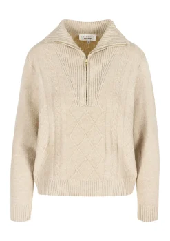 LolaLiza Gebreide trui met rits- Truien En Cardigans