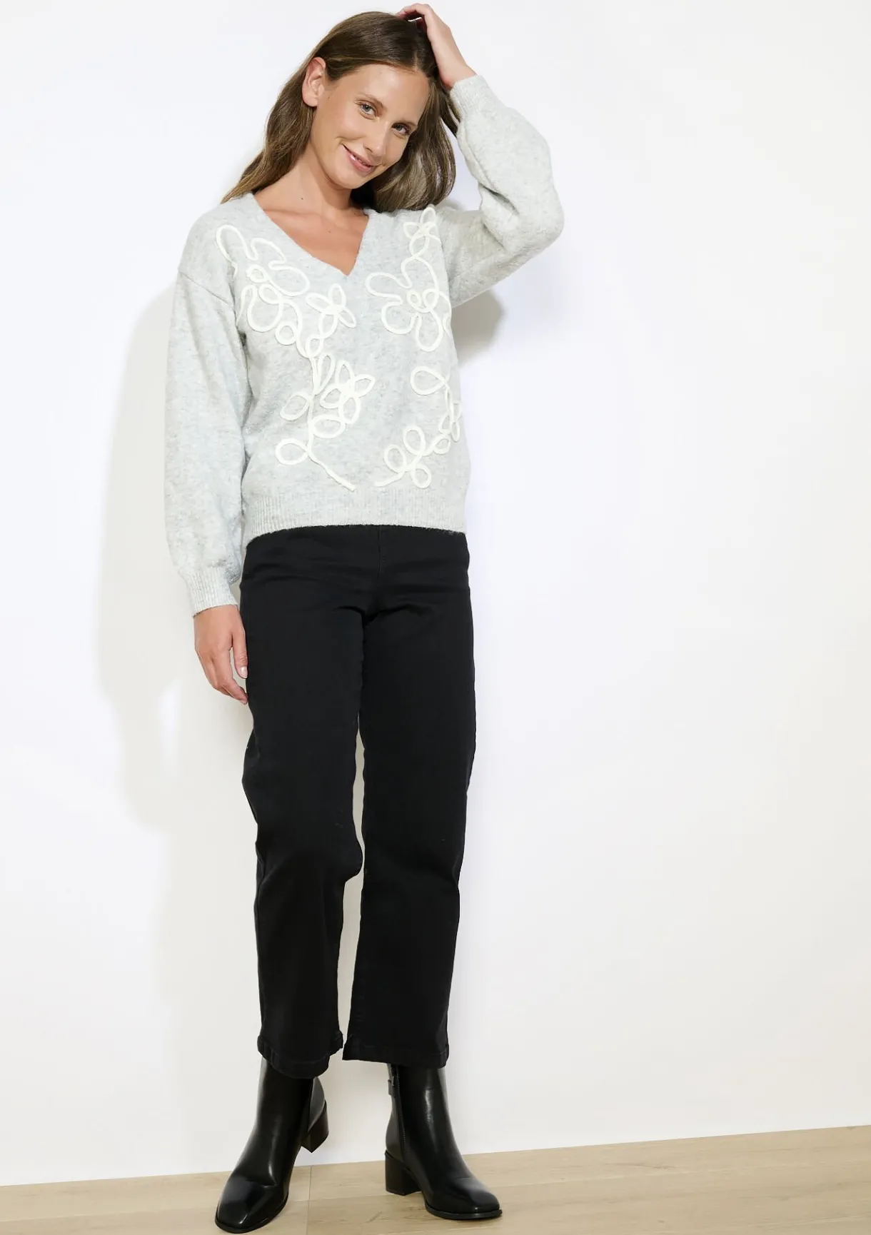 LolaLiza Gebreide trui met structuur- Truien En Cardigans