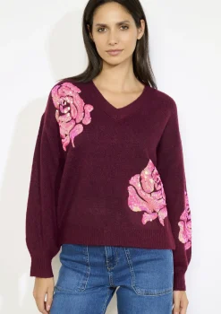 LolaLiza Gebreide trui met V-hals- Truien En Cardigans