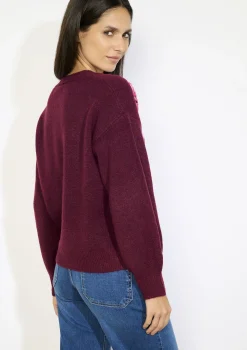 LolaLiza Gebreide trui met V-hals- Truien En Cardigans