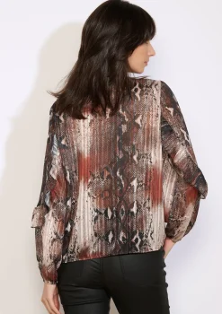 LolaLiza Gedrukte luchtige blouse- Blouses En Hemden