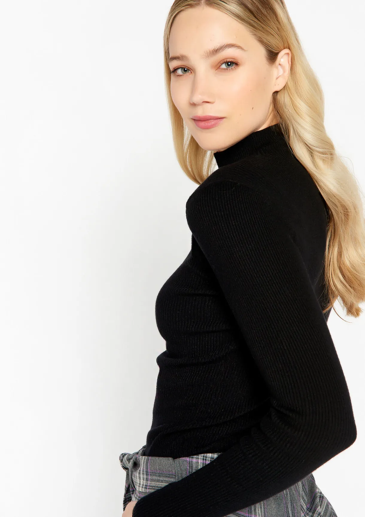 LolaLiza Geribbelde coltrui- Truien En Cardigans