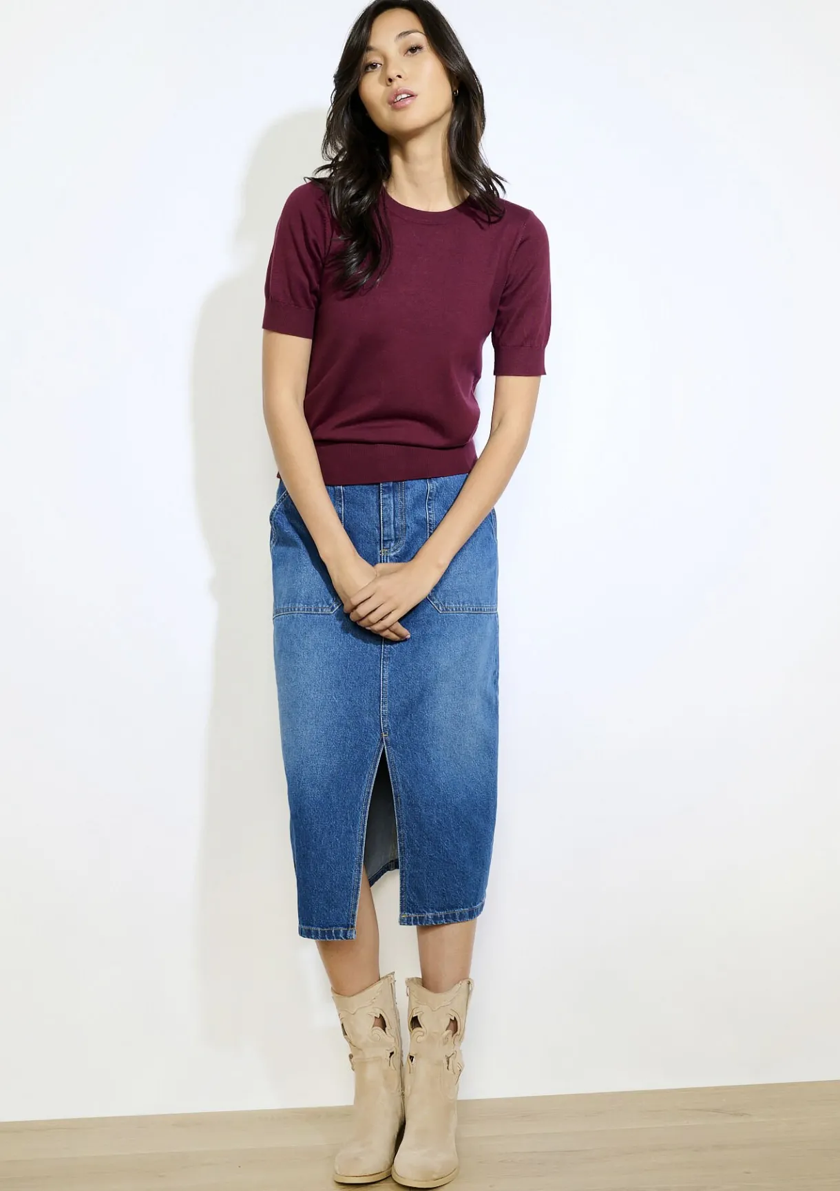 LolaLiza Geribbelde trui- Truien En Cardigans