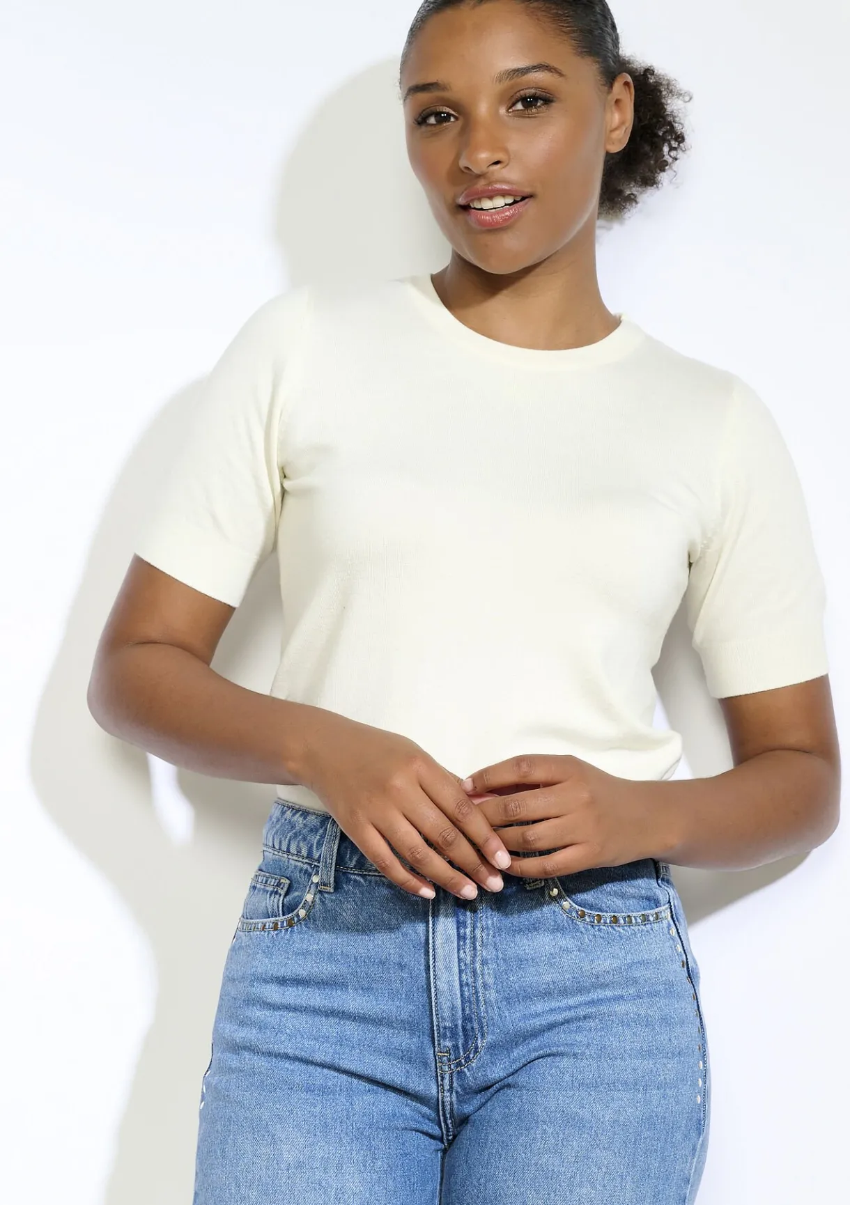 LolaLiza Geribbelde trui- Truien En Cardigans