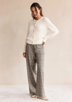 LolaLiza Geruite rechte broek- Broeken