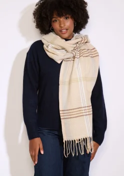 LolaLiza Geruite sjaal met lurex- Accessoires