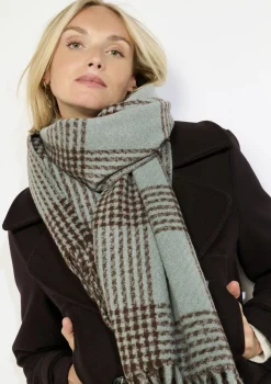 LolaLiza Geruite sjaal met textuur- Accessoires