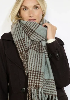 LolaLiza Geruite sjaal met textuur- Accessoires