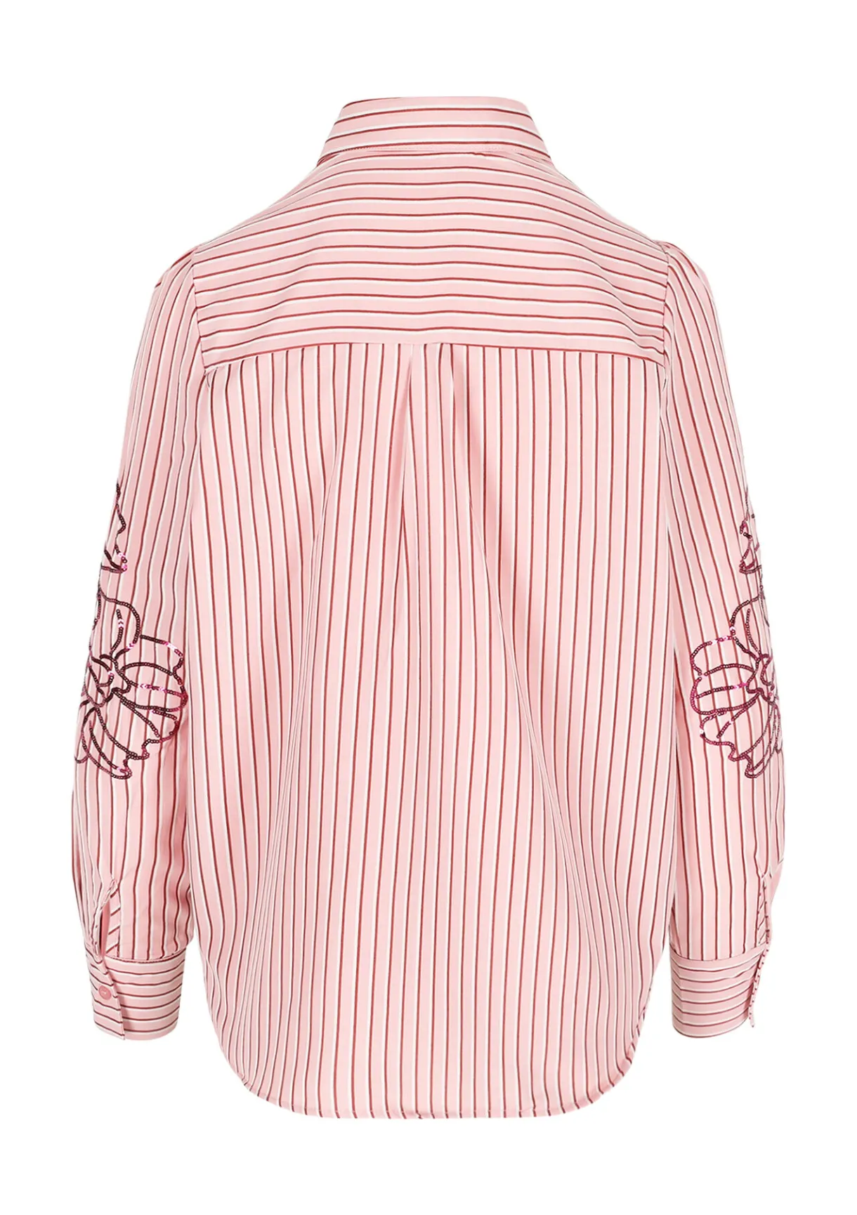 LolaLiza Gestreept hemd met borduursel- Blouses En Hemden