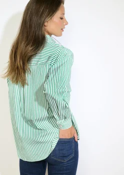 LolaLiza Gestreept hemd met hartdetail- Blouses En Hemden