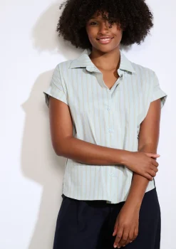 LolaLiza Gestreept luchtig hemd- Blouses En Hemden