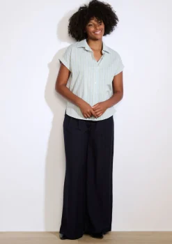 LolaLiza Gestreept luchtig hemd- Blouses En Hemden