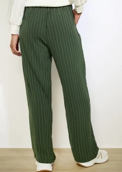 LolaLiza Gestreepte broek met hoge taille- Broeken