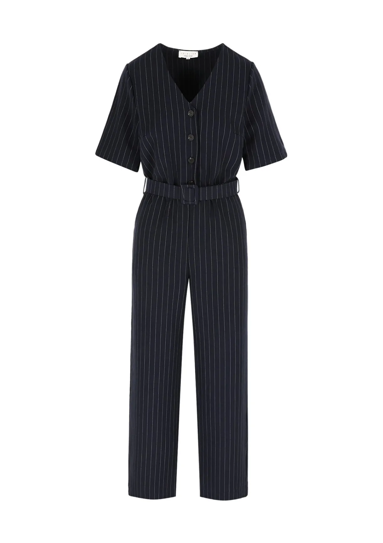 LolaLiza Gestreepte jumpsuit met ceintuur- Jumpsuits