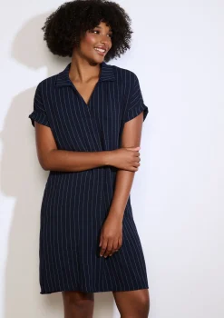 LolaLiza Gestreepte overhemdjurk- Jurken