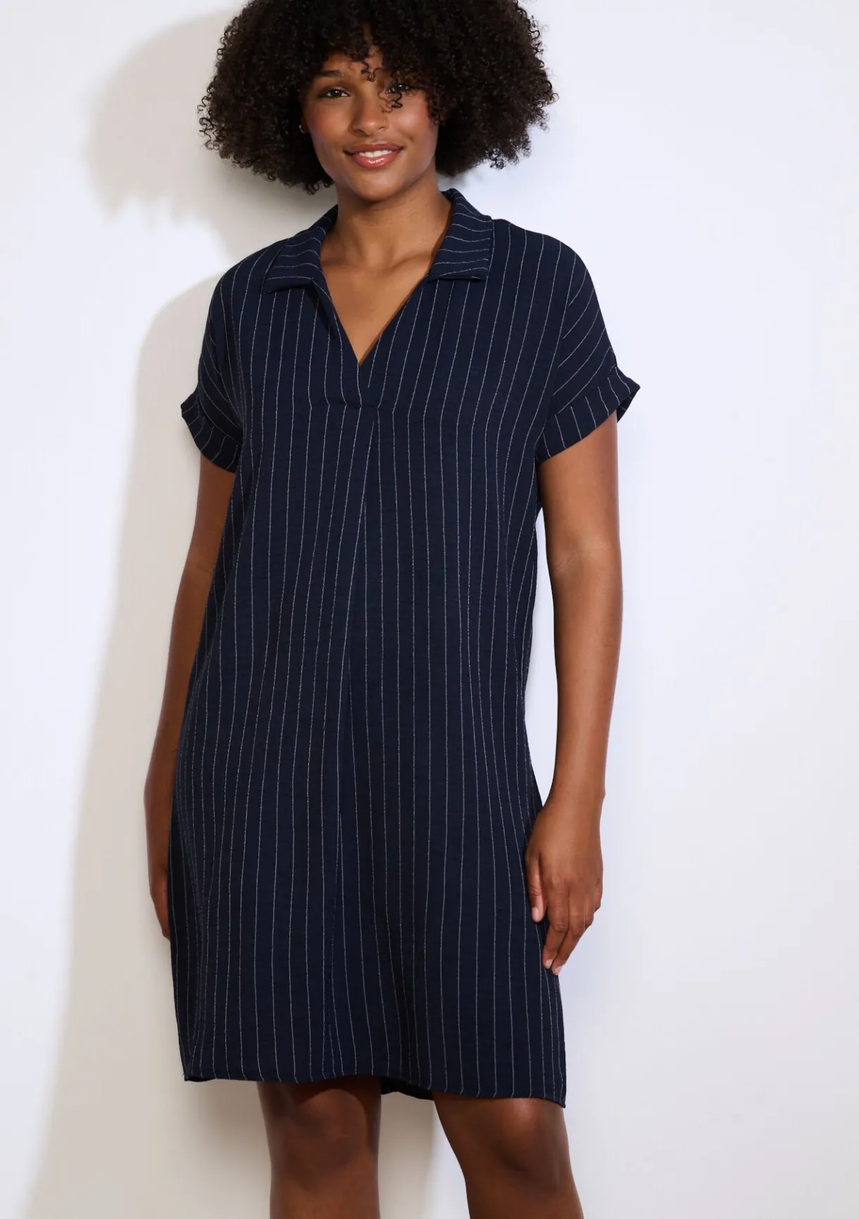 LolaLiza Gestreepte overhemdjurk- Jurken