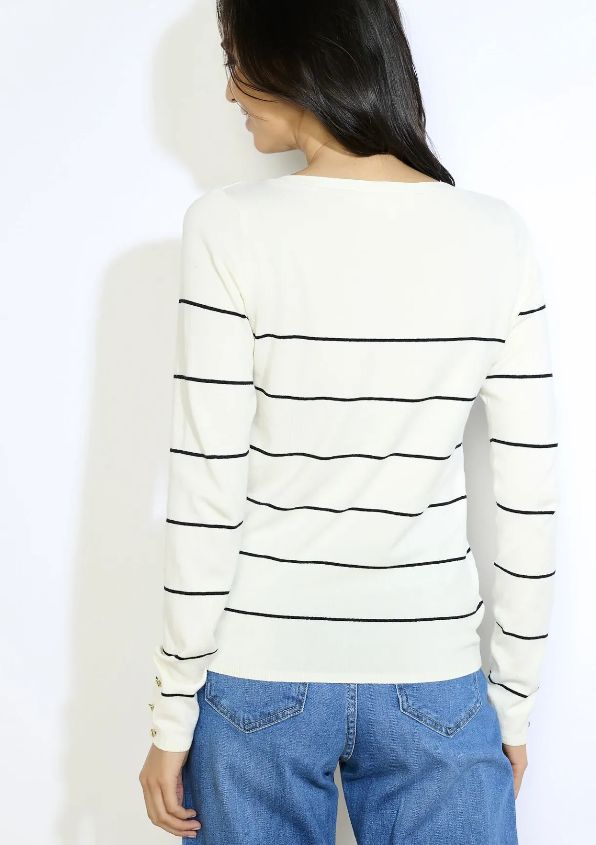 LolaLiza Gestreepte trui lange mouwen- Truien En Cardigans