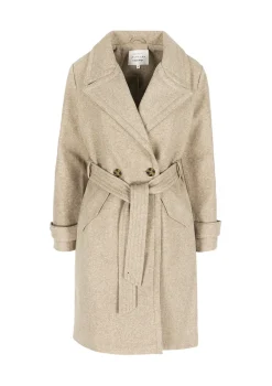 LolaLiza Gestructuurde jas met ceintuur- Mantels En Jassen