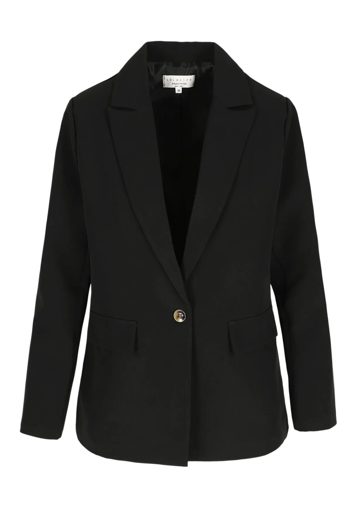 LolaLiza Getailleerde blazer met knoop- Vesten En Blazers|Co-Ord Sets
