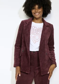 LolaLiza Getailleerde corduroy blazer- Co-Ord Sets|Vesten En Blazers