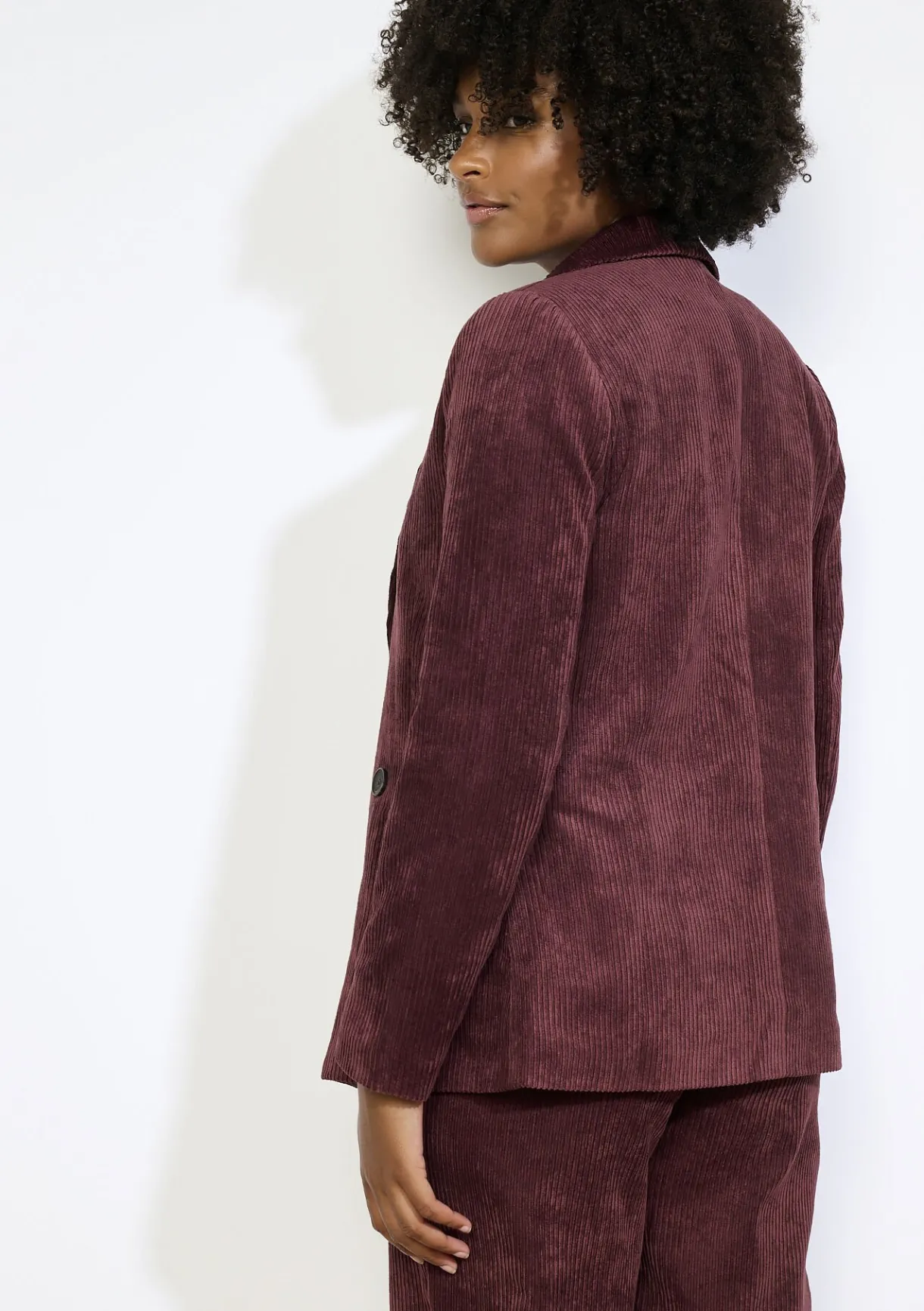 LolaLiza Getailleerde corduroy blazer- Co-Ord Sets|Vesten En Blazers