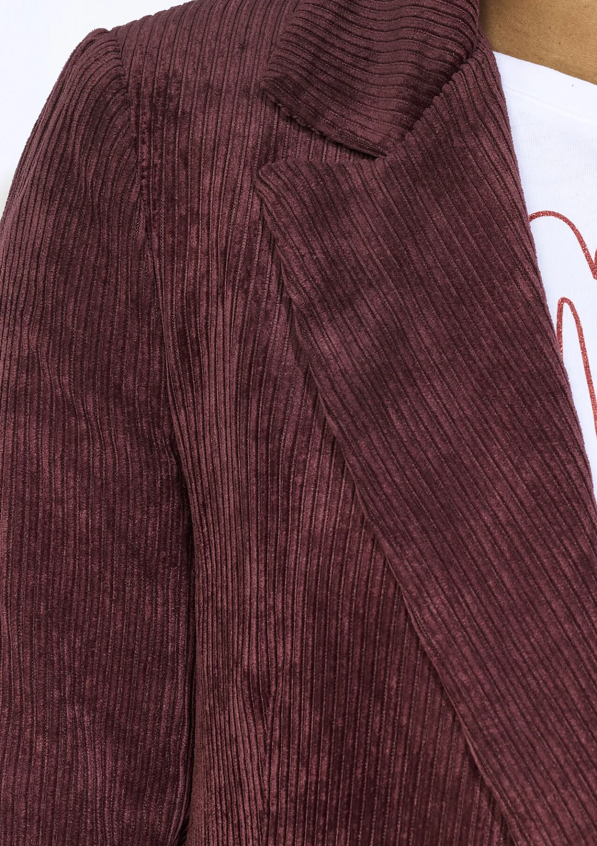 LolaLiza Getailleerde corduroy blazer- Co-Ord Sets|Vesten En Blazers