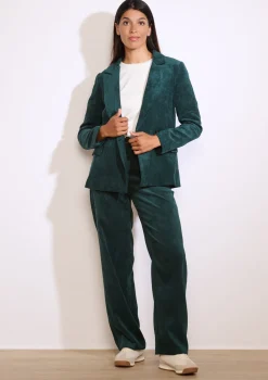 LolaLiza Getailleerde corduroy blazer- Vesten En Blazers|Co-Ord Sets