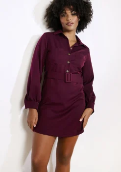 LolaLiza Getailleerde overhemdjurk- Jurken