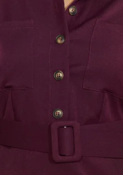 LolaLiza Getailleerde overhemdjurk- Jurken