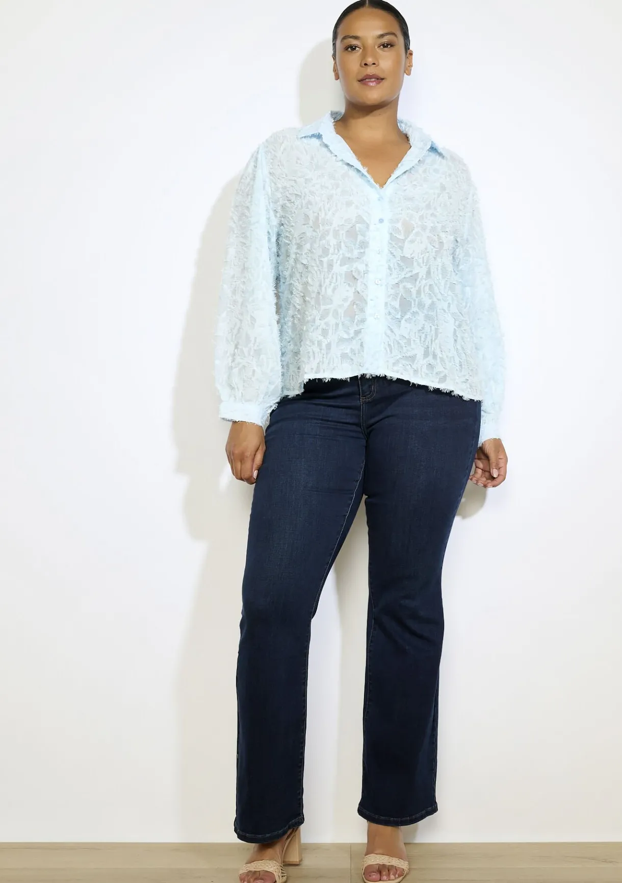 LolaLiza Getextuurd hemd- Blouses En Hemden