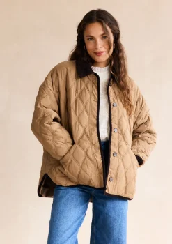 LolaLiza Gewatteerde jas met ribkraag- Mantels En Jassen