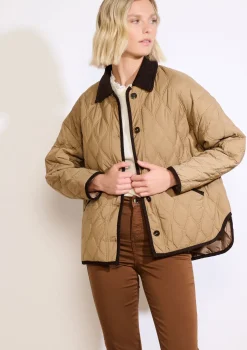 LolaLiza Gewatteerde jas met ribkraag- Mantels En Jassen