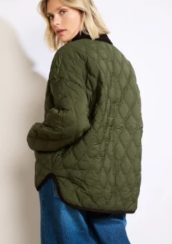 LolaLiza Gewatteerde jas met ribkraag- Mantels En Jassen