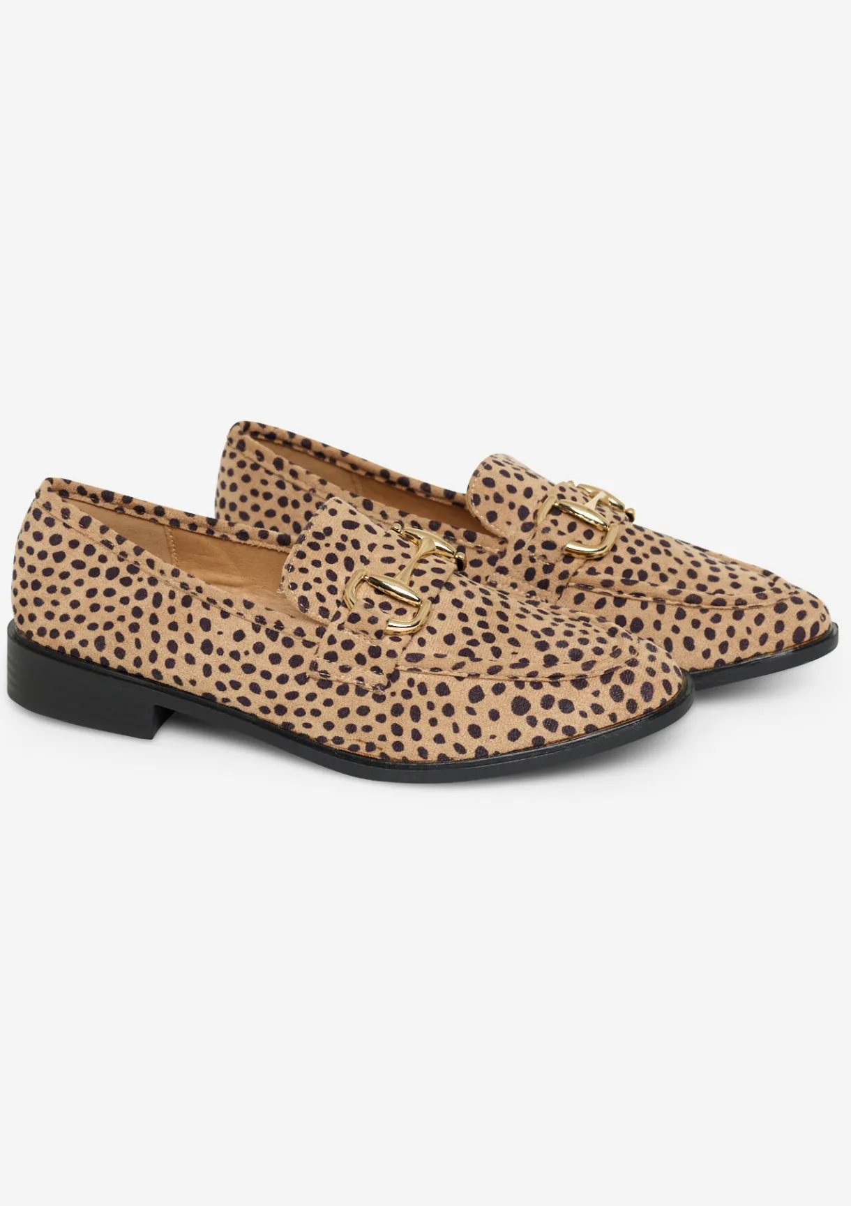 LolaLiza Glanzende loafers met gesp- Schoenen