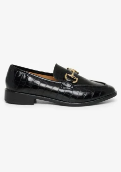 LolaLiza Glanzende loafers met gesp- Schoenen