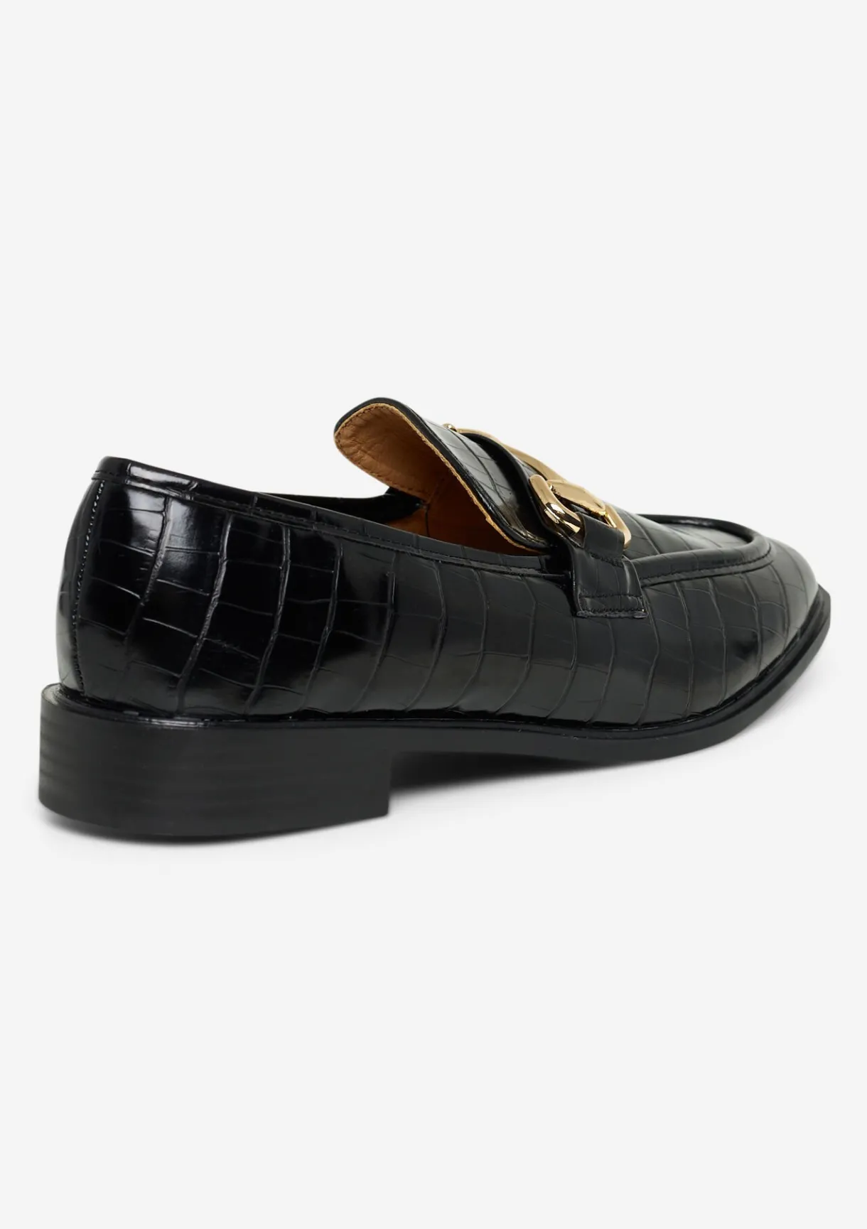 LolaLiza Glanzende loafers met gesp- Schoenen