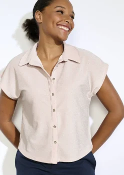 LolaLiza Glanzende soepele blouse- Tops En T-Shirts